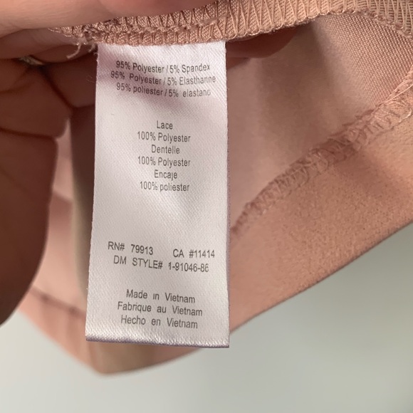 SOLD Motherhood Maternity Blush Pink Dress - Picture 4 of 8